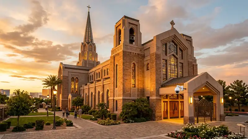 Church security installation in Las Vegas